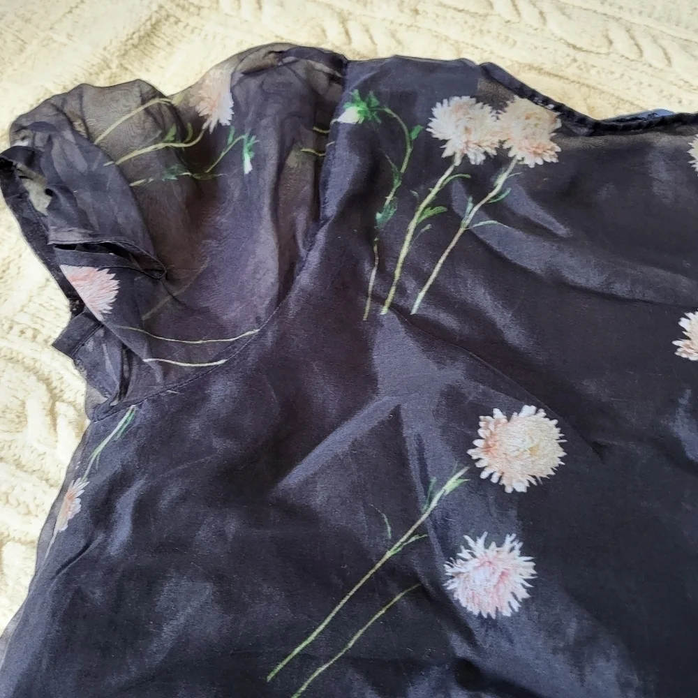 Madewell silk organza
